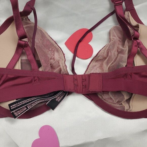 VS Very Sexy Satin Lace Unlined Plunge 36 C - Picture 5 of 5